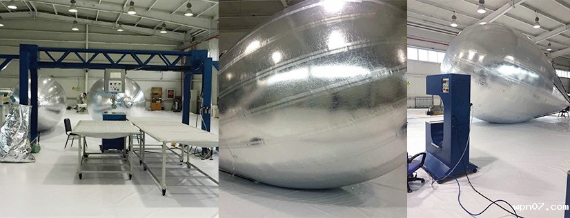 久充气飞艇浮空器气囊焊接